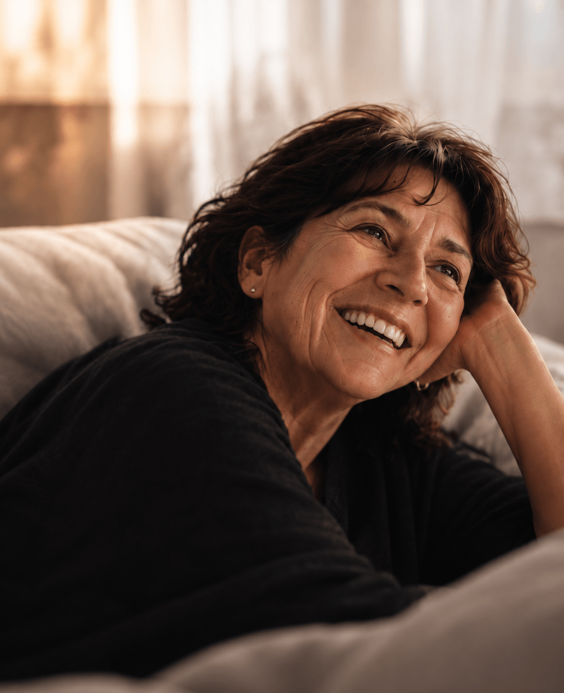 Maria sorrindo